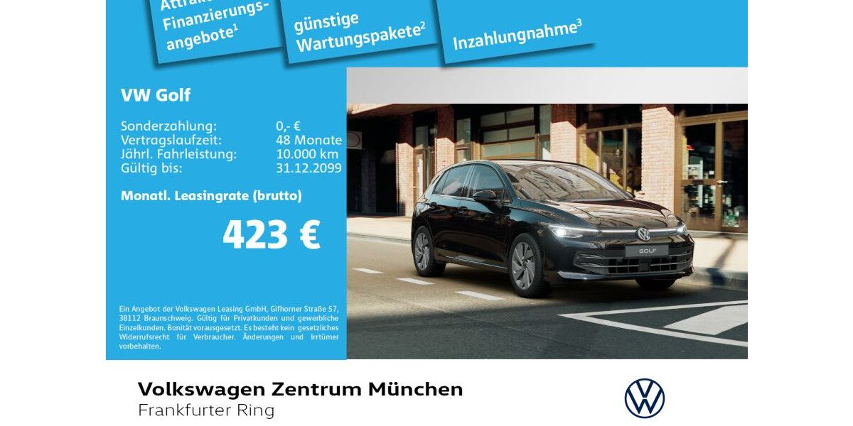 VW Golf 3.000 km 33.980 &euro; München 80807