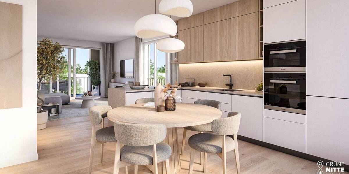 Terrassenwohnung Kirchheim b. München Heimstetten - 3 Zimmer, 98 m&sup2;, 920.000&euro; | Angebot:25664021