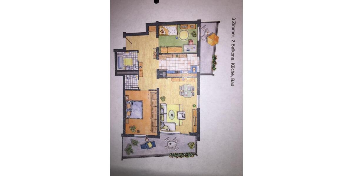 Etagenwohnung Gräfelfing - 3 Zimmer, 86 m&sup2;, 550.000&euro; | Angebot:25952027