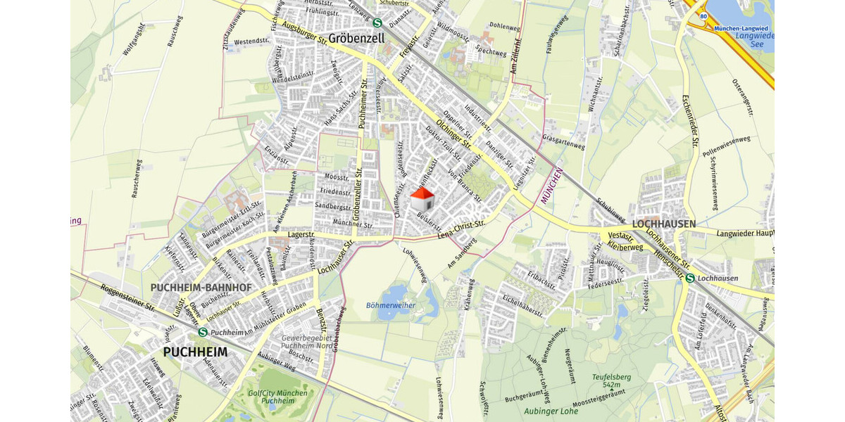 WINDISCH IMMOBILIEN - Schöne Garten-Maisonette Wohnung in 4 Parteien Haus in ruhiger, begehrter Lage - Erdgeschoßwohnung Gröbenzell | Angebot:23245876