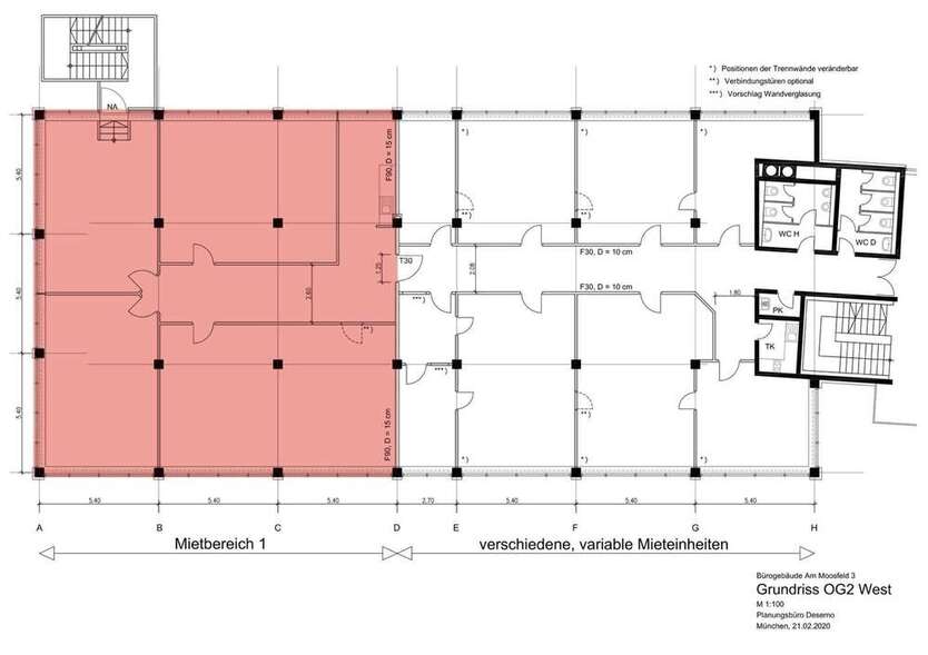 Büro in München 3.288 € 313.1 m²