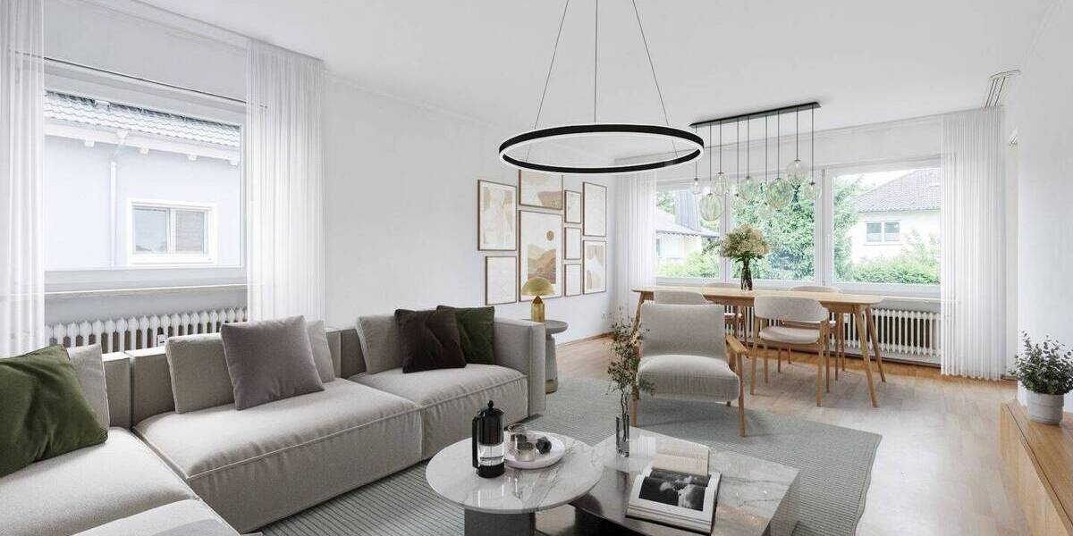 AIGNER- Lichtdurchflutete Wohnung in Pasing - 3 Zimmer mit idealem Schnitt 3 zimmer