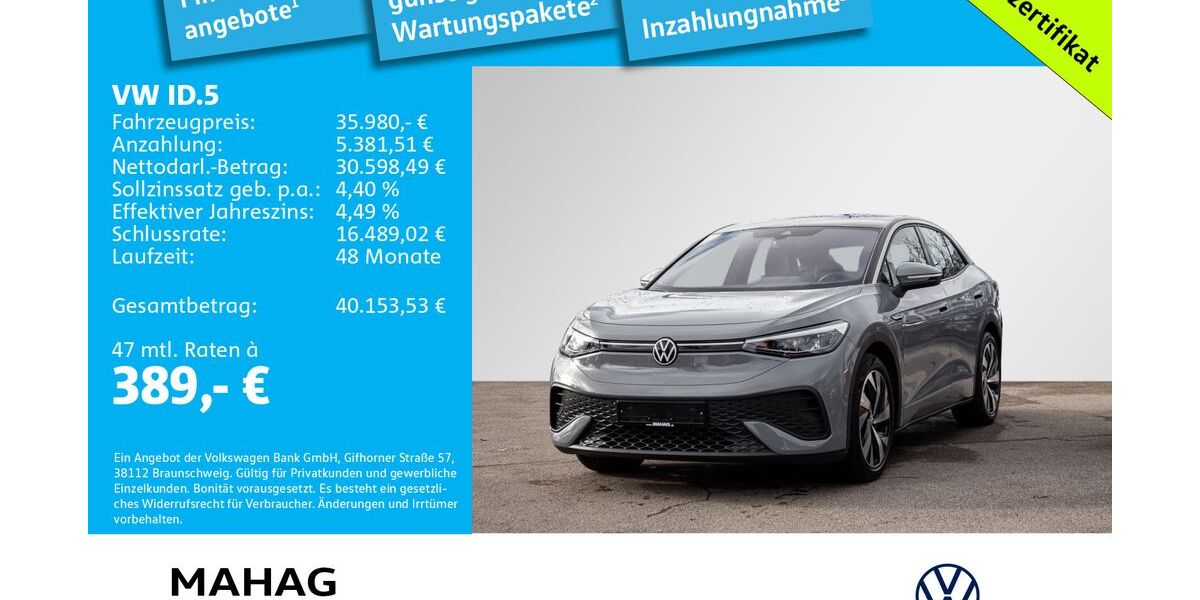 VW ID.5 38.727 km 33.981 &euro; München 81825
