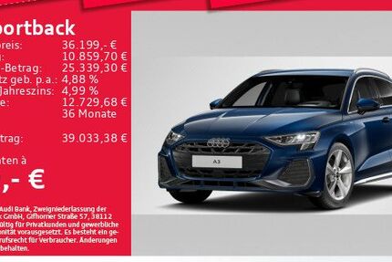 Audi A3 10.931 km 36.199 &euro; Eching 85386