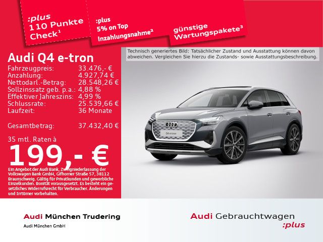 Audi Q4 e-tron 46.123 km 33.476 &euro; München 81825