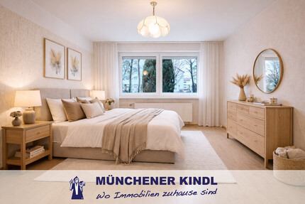 ATTRAKTIVE 3-ZIMMER-WOHNUNG IM ERDGESCHOSS MIT BARRIEREFREIEM ZUGANG - Wohnung München Moosach | Angebot:25936021