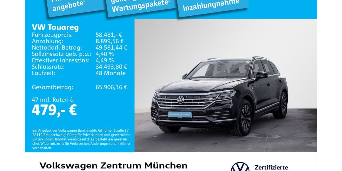 VW Touareg 36.428 km 57.582 &euro; München 80687