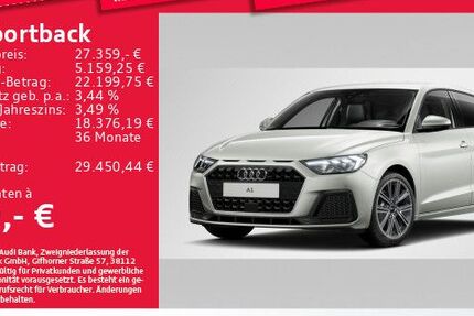 Audi A1 6.911 km 27.359 &euro; Eching 85386