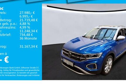 VW T-Roc 34.180 km 27.980 &euro; München 80935