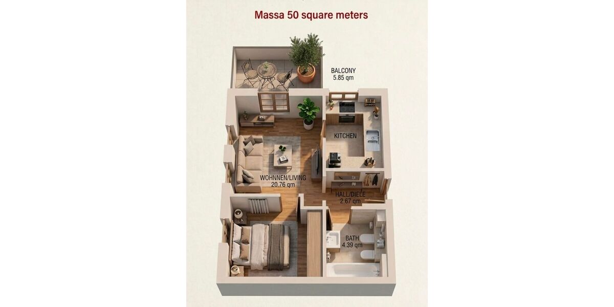 Investment-Rarität am Bavariapark: Gesamte Etage mit 4 Einheiten, Parkblick & XXL- Stellplätzen - Appartement München Schwanthalerhöhe | Angebot:26633732
