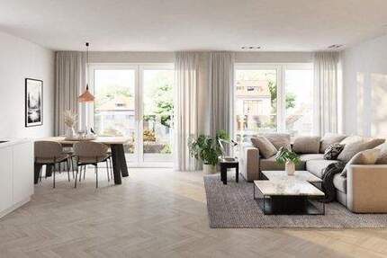 Hochwertige 2-Zi.-Garten-Maisonette mit offenem, großzügigem Raumkonzept in Trudering mit 5% AfA-Steuervorteil. 2 zimmer