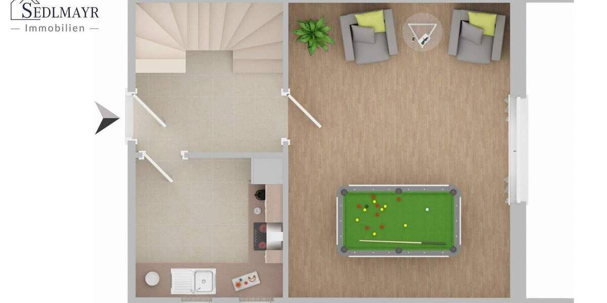 Etagenwohnung Maisach - 2 Zimmer, 62 m&sup2;, 380.000&euro; | Angebot:25275529