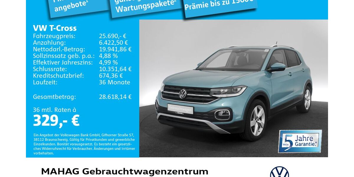VW T-Cross 19.630 km 25.690 &euro; München 80935