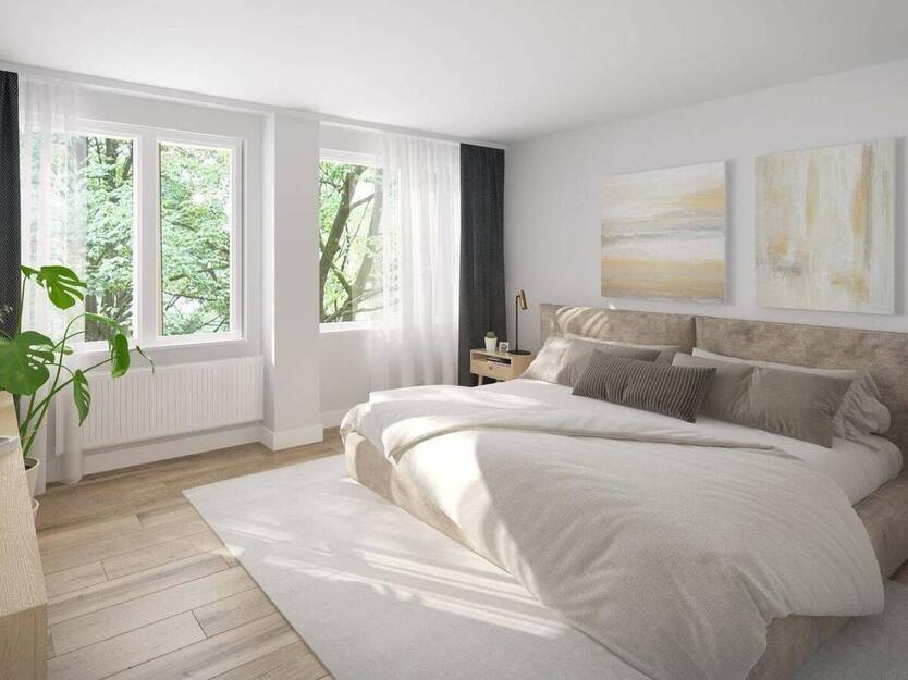 Helle 2,5-Zimmer-Wohnung mit großem Westbalkon - sofort bezugsfertig