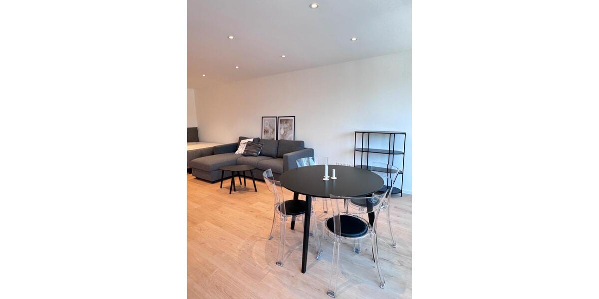 Erstbezug nach Renovierung: möblierte 49qm Whg. mit Balkon und TG 1 zimmer