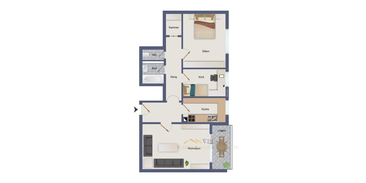 Etagenwohnung München Sendling - 3 Zimmer, 67 m&sup2;, 449.800&euro; | Angebot:25735097