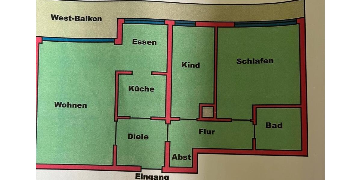 Etagenwohnung Eching - 3 Zimmer, 72 m&sup2;, 597.000&euro; | Angebot:26654285