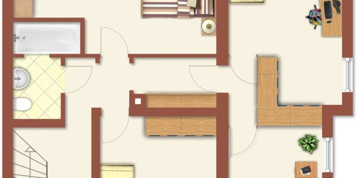 Reihenendhaus München Pasing-Obermenzing - 9 Zimmer, 175 m&sup2;, 1.250.000&euro; | Angebot:26037974