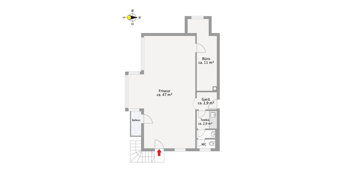 Gewerbeobjekt Neubiberg - 2 Zimmer, 320.000&euro; | Angebot:25210524