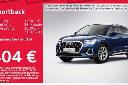 Audi Q3 3.839 km 40.925 &euro; Eching 85386
