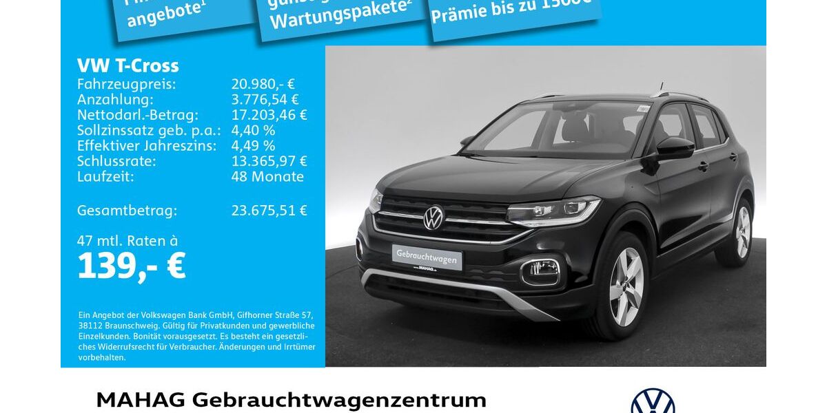 VW T-Cross 64.017 km 18.983 &euro; München 80935