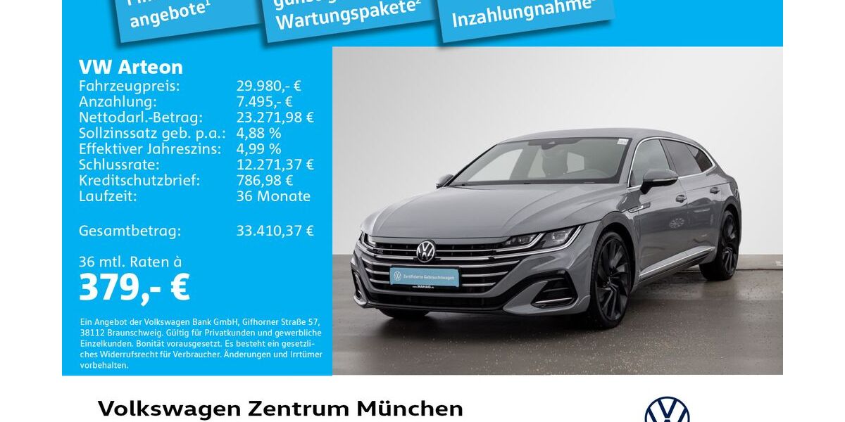 VW Arteon 85.104 km 29.241 &euro; München 80687