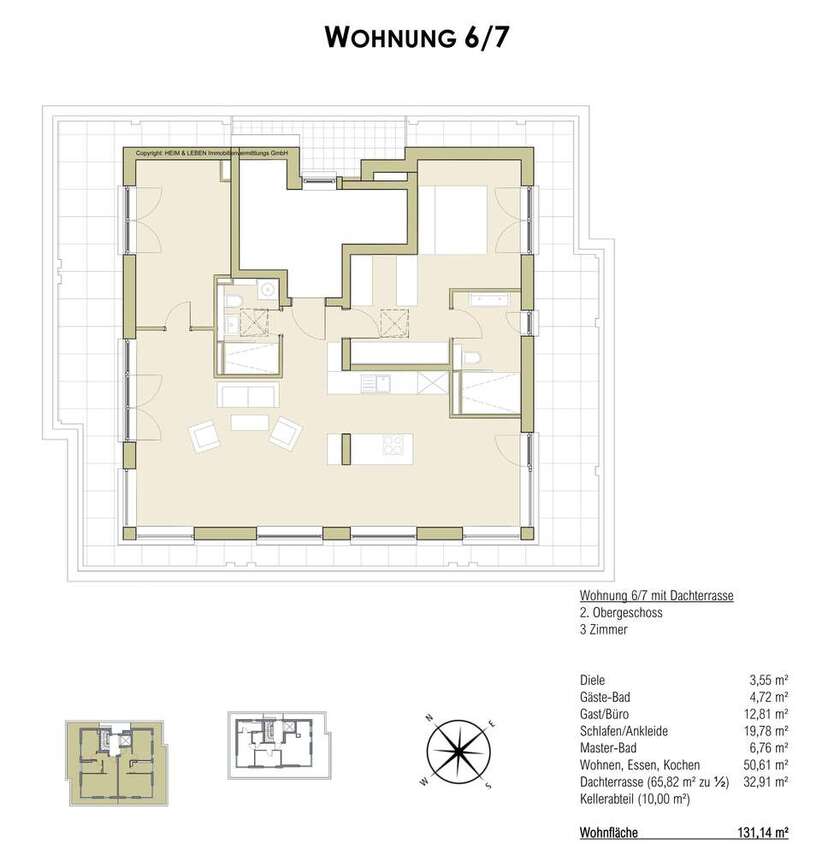 Wohnung zum Kaufen in München 1.490.000 € 131.14 m²