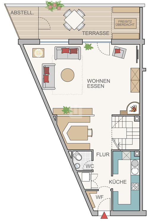WINDISCH ImmobilieN - Haus in Haus: 4 Zimmer über 2 Etagen zentral & ruhig in Gröbenzell!