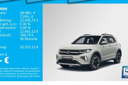 VW T-Cross 6.435 km 28.980 &euro; München 80687