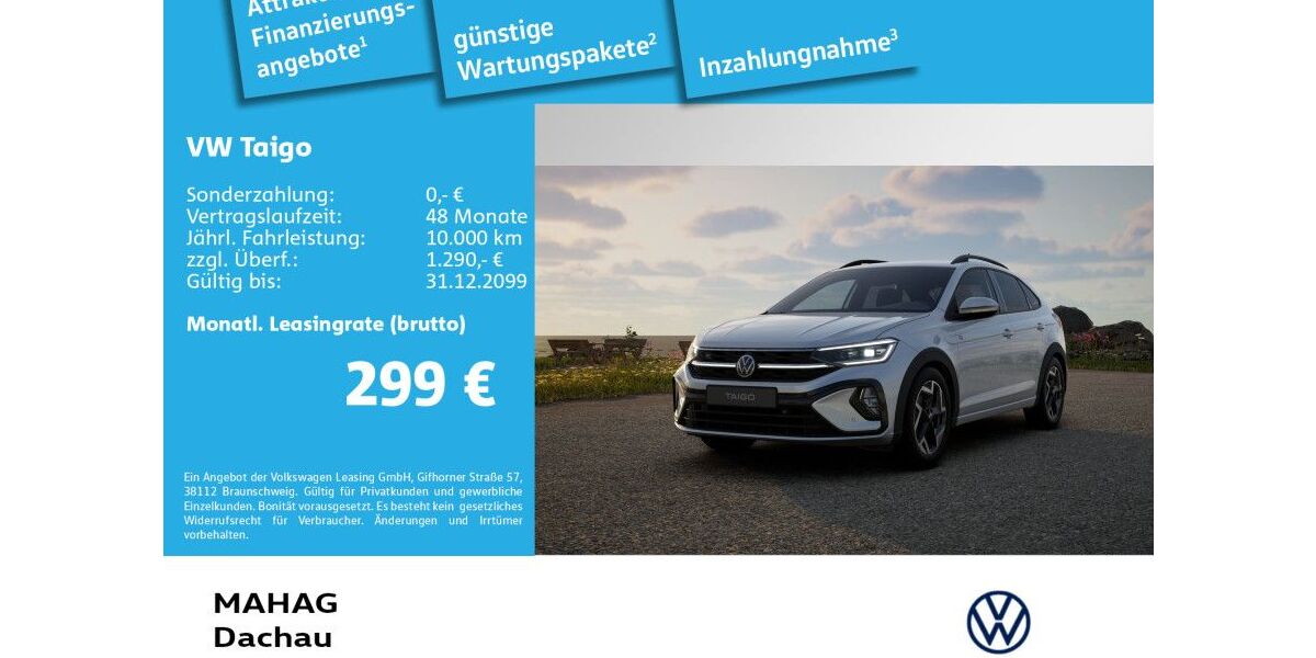 VW Taigo 3.000 km 27.481 &euro; Dachau 85221