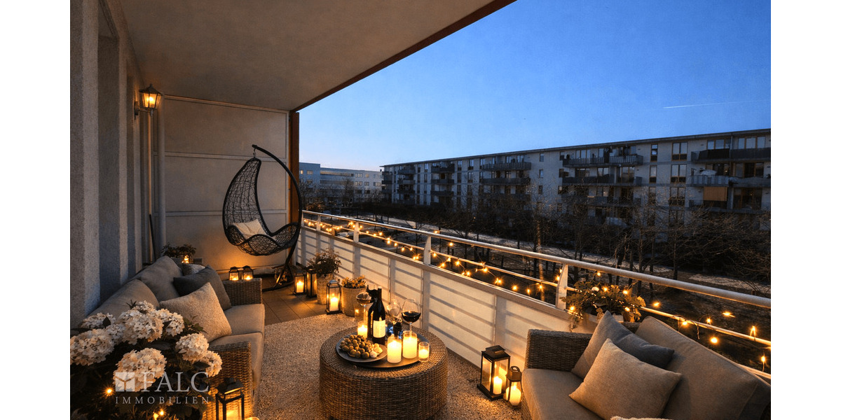 Etagenwohnung München Trudering-Riem - 2 Zimmer, 51 m&sup2;, 399.000&euro; | Angebot:26190526