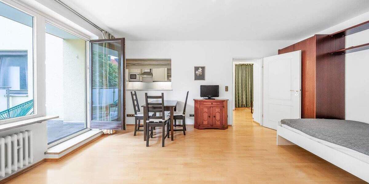 Zentral & ruhig im Grünen nahe BMW und U-Bahn - Apartment mit Balkon, Duplexstpl. & separater Küche 1 zimmer