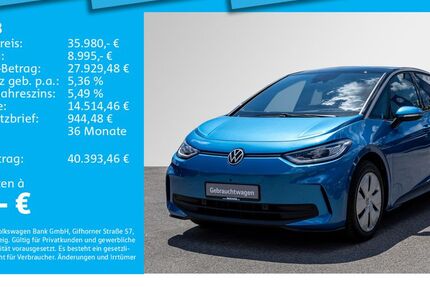 VW ID.3 10.124 km 35.980 &euro; München 81825