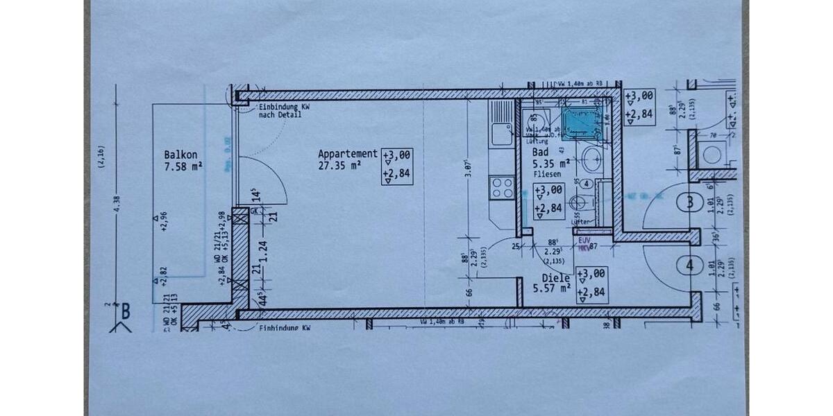 Etagenwohnung Markt Schwaben - 1 Zimmer, 42 m&sup2;, 890&euro; | Angebot:26394269