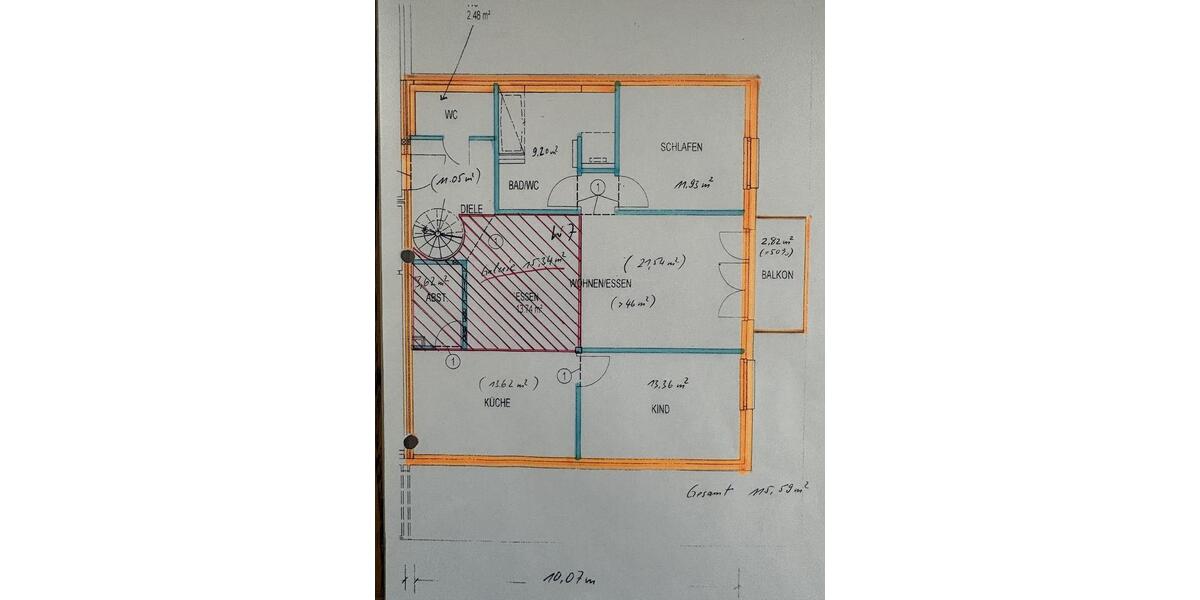 Dachgeschoßwohnung Gauting - 4 Zimmer, 116 m&sup2;, 1.790&euro; | Angebot:25649101