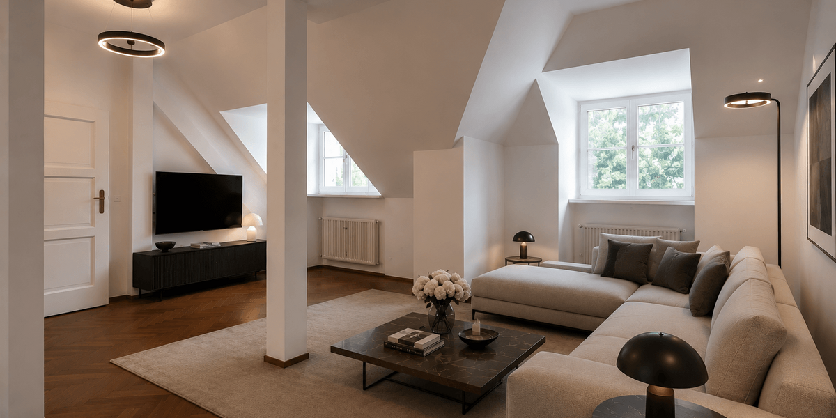 Etagenwohnung München Schwabing-Freimann - 4 Zimmer, 137 m&sup2;, 1.470.000&euro; | Angebot:26976655
