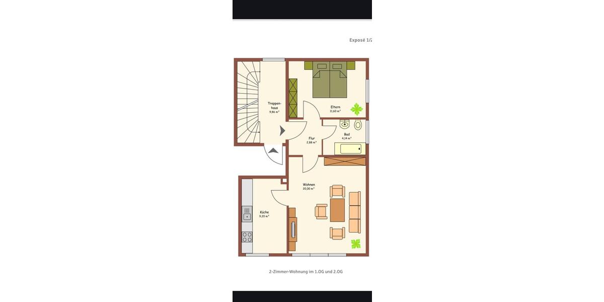 Etagenwohnung München Am Hart - 2 Zimmer, 48 m&sup2;, 270.000&euro; | Angebot:26785309