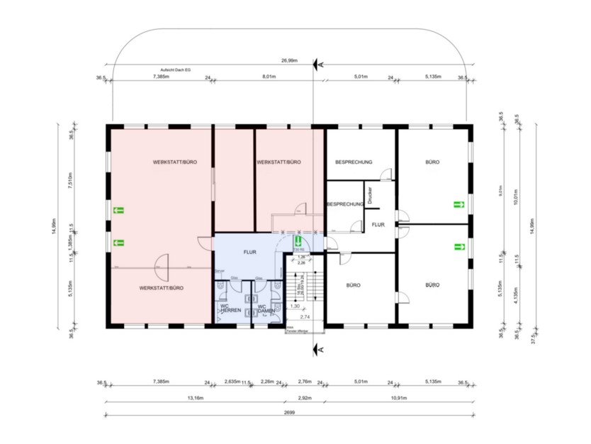 Büro in Krailling 2.172,84 € 186.67 m²