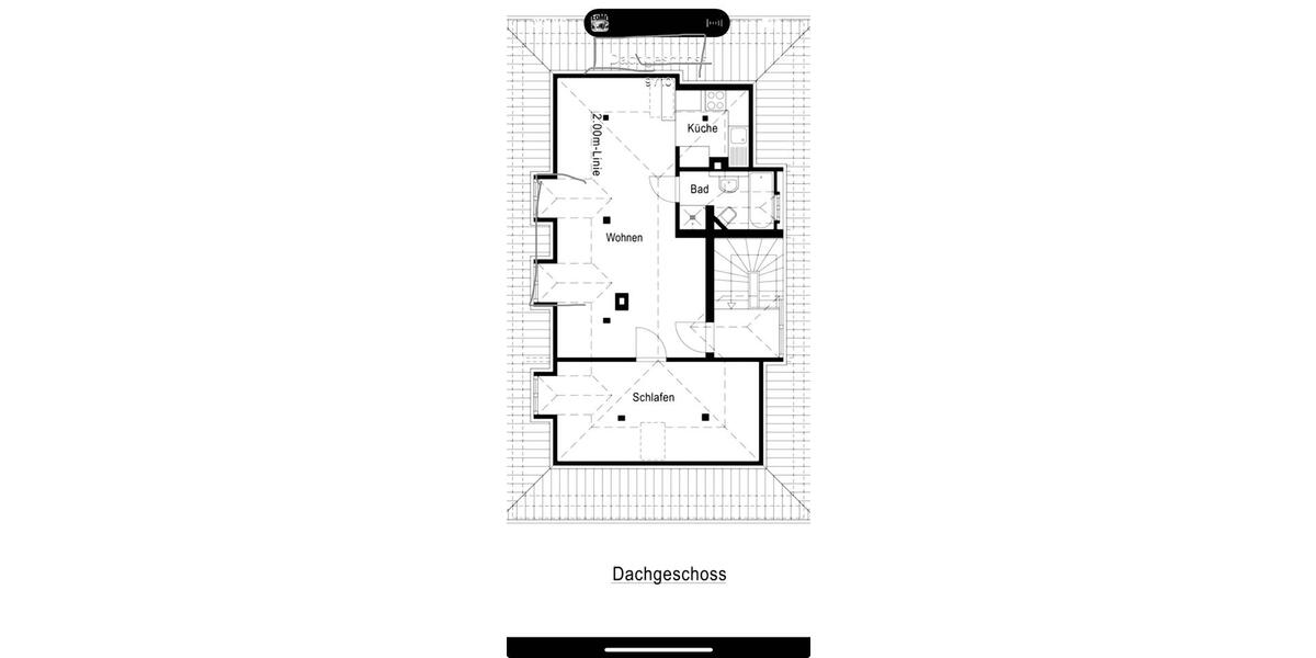 Dachgeschoßwohnung Haar - 2 Zimmer, 53 m&sup2;, 1.650&euro; | Angebot:25362031