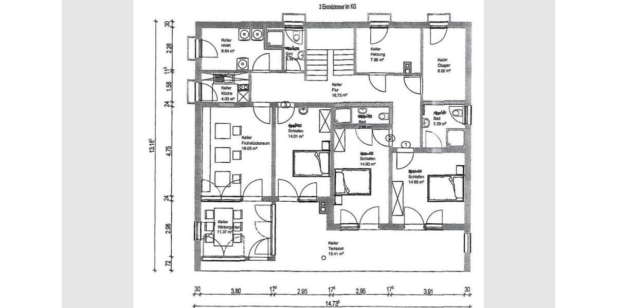Einfamilienhaus München Altstadt-Lehel - 16 Zimmer, 333 m&sup2;, 699.000&euro; | Angebot:27005542