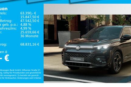 VW Tiguan 3.000 km 63.390 &euro; Dachau 85221