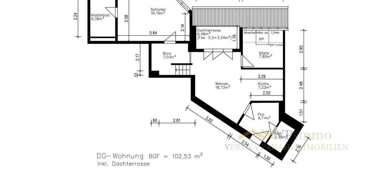 Etagenwohnung München Altstadt-Lehel - 3 Zimmer, 80 m&sup2;, 1.349.000&euro; | Angebot:25670676