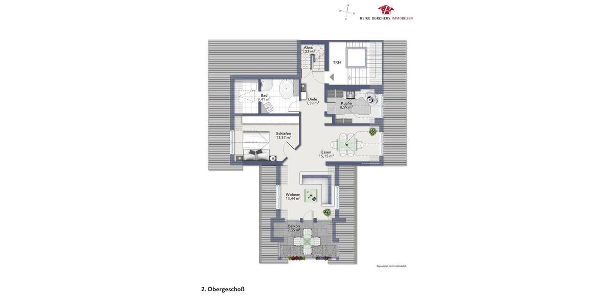 Etagenwohnung Unterhaching - 2 Zimmer, 85 m&sup2;, 669.900&euro; | Angebot:25779887
