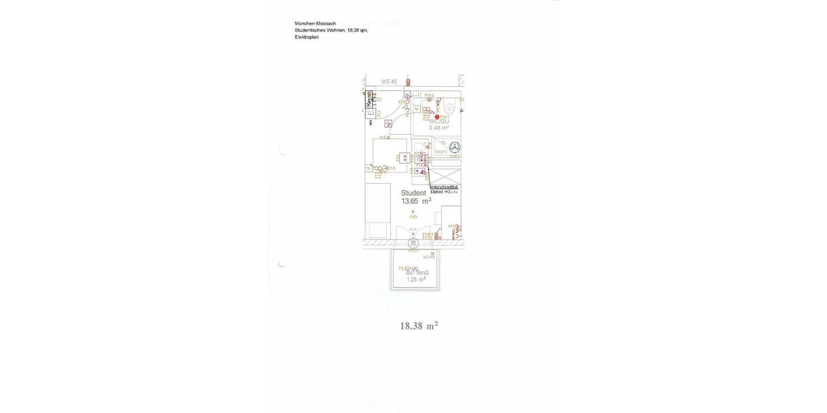 Etagenwohnung München Moosach - 1 Zimmer, 18 m&sup2;, 259.000&euro; | Angebot:26379444