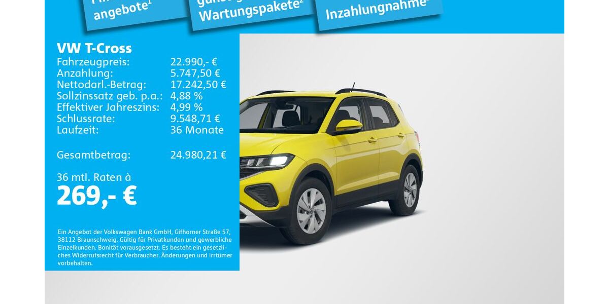 VW T-Cross 3.000 km 25.980 &euro; München 81669