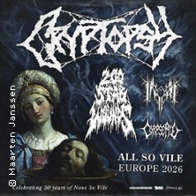 Cryptopsy - All So Vile European Tour 2026 06.02.2026 Backstage Halle