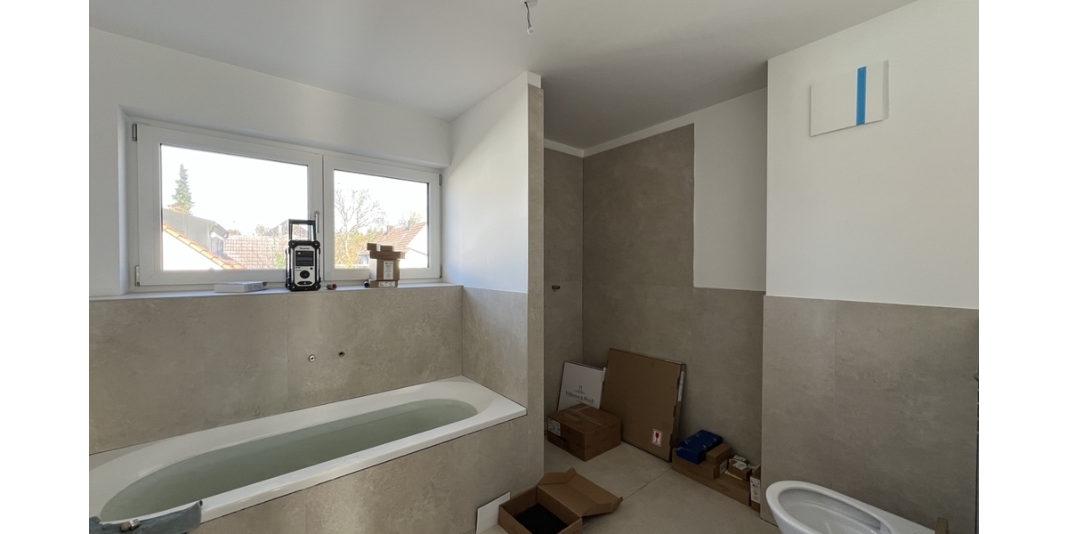 Neubau einer geräumigen Doppelhaushälfte in Oberschleißheim - Doppelhaushälfte Oberschleißheim | Angebot:24830288