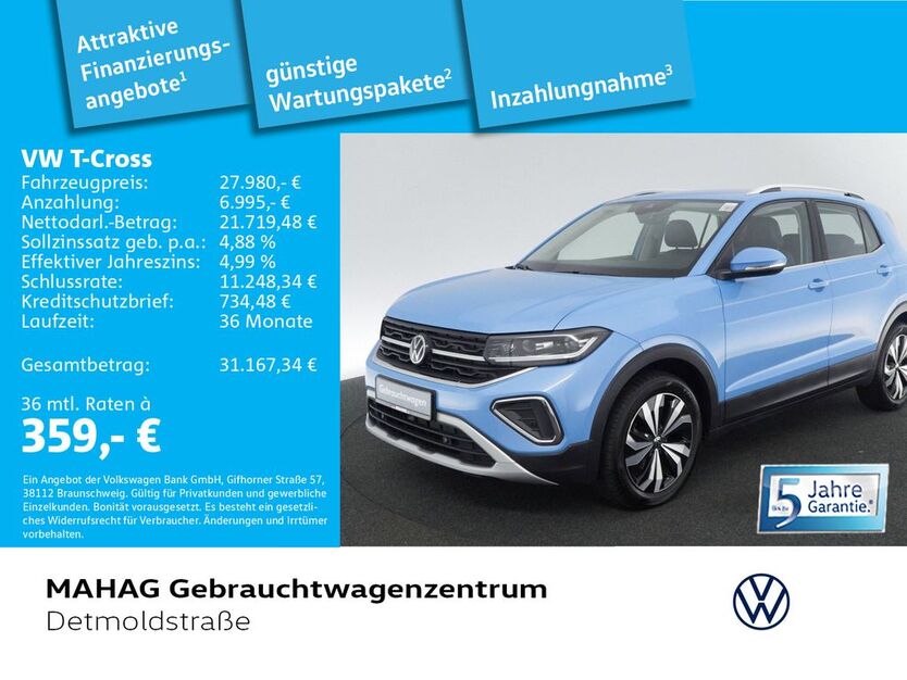 VW T-Cross 9.002 km 26.982 € München 80935