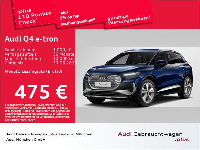 Audi Q4 e-tron 9.987 km 44.121 &euro; Eching 85386