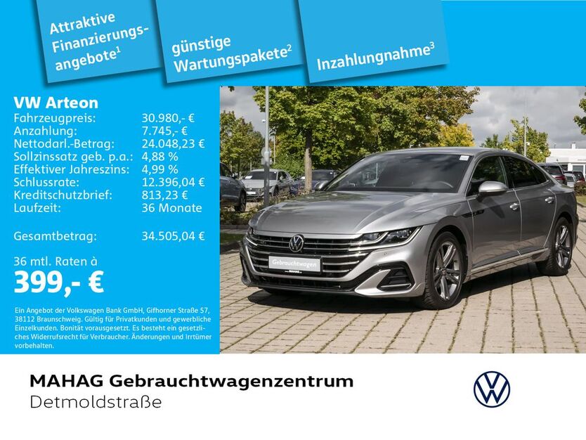 VW Arteon 75.038 km 30.482 € München 80935